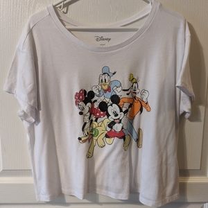 Torrid Disney crop Mickey & Friends shirt